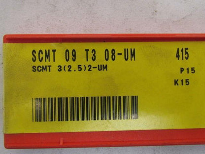 Sandvik SCMT 09 T3 08-UM SCMT 3 (2.5) 2-UM Carbide Insert Grade 415 Box of 7pcs