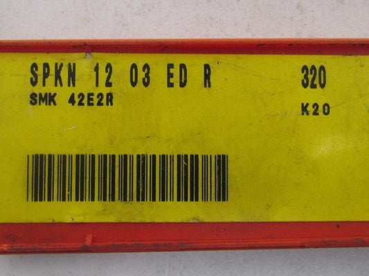 Sandvik SPKN 12 03 ED R 320 SMK 42E2R K20 Carbide Insert Grade 320 Box of 10pcs