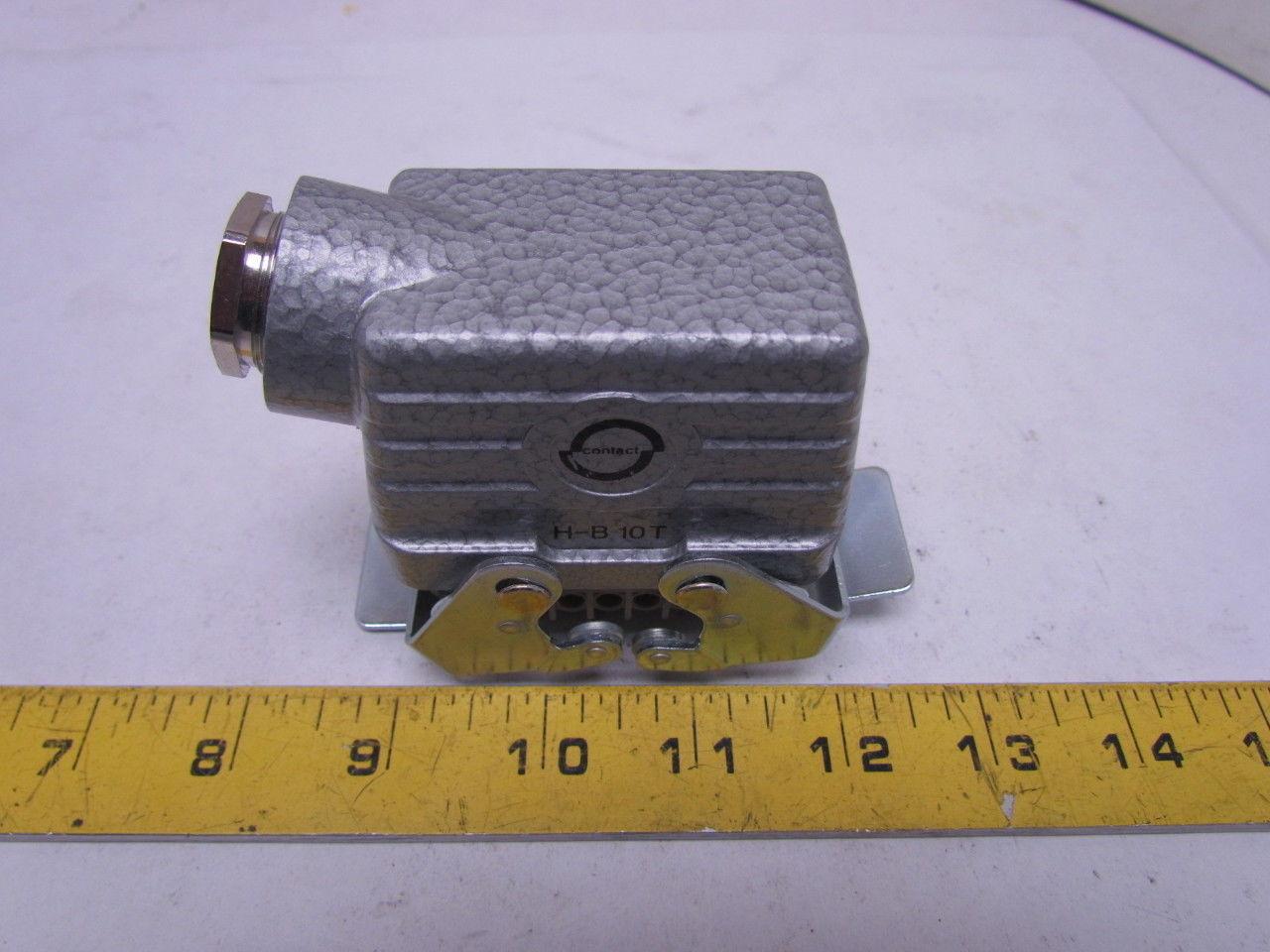 H-B 10T 5-Pin Cable Connector H-BE 16 Amp 500V Double Lever Housing Side Entry