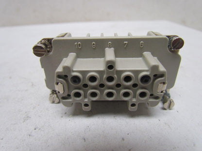 H-B 10T 5-Pin Cable Connector H-BE 16 Amp 500V Double Lever Housing Side Entry