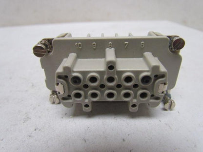 H-B 10T 5-Pin Cable Connector H-BE 16 Amp 500V Double Lever Housing Side Entry