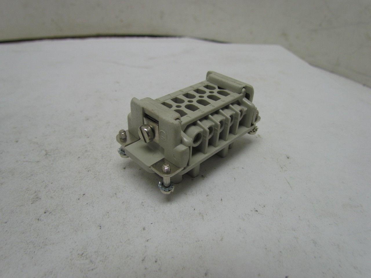 H-B 10T 5-Pin Cable Connector H-BE 16 Amp 500V Double Lever Housing Side Entry