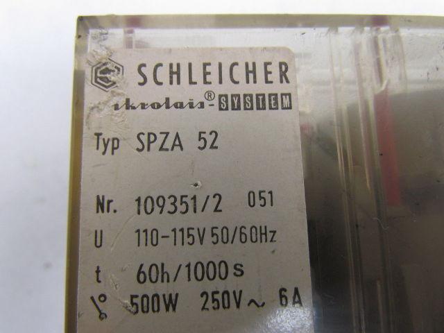 Schleicher SPZA 52 Repeat Cycle Timer 60Hrs/1000Sec Single Voltage 110-115V
