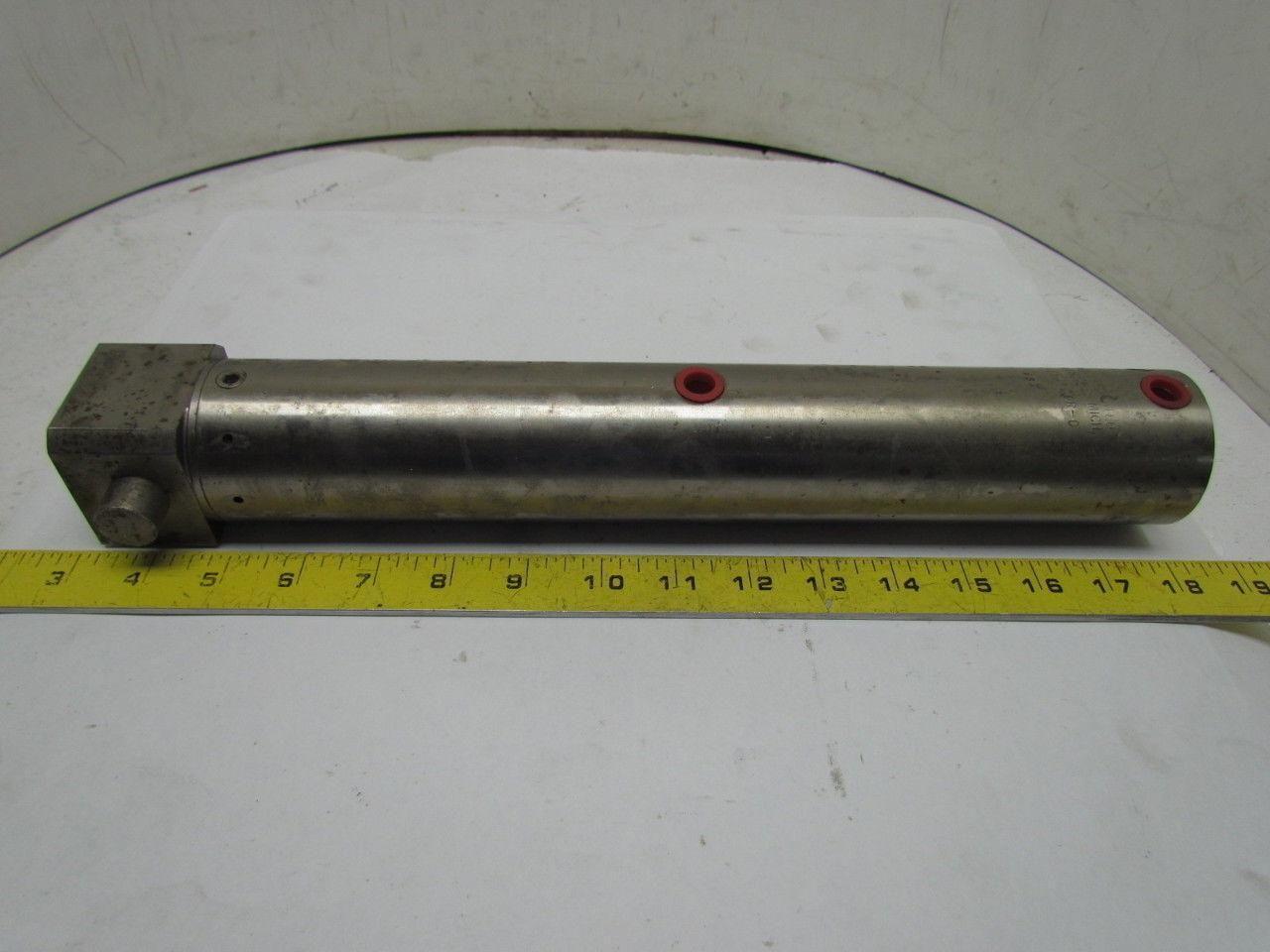 Savair T1-G-584-20R-0 Pneumatic Air Cylinder Trunnion Mount 1/4" NPT Ports Steel