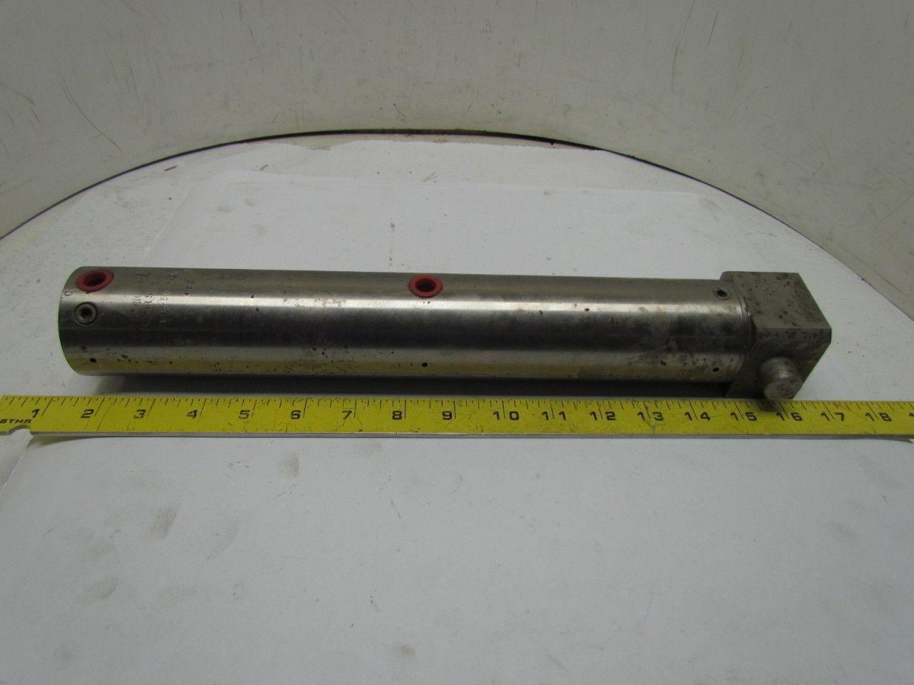 Savair T1-G-584-20R-0 Pneumatic Air Cylinder Trunnion Mount 1/4" NPT Ports Steel