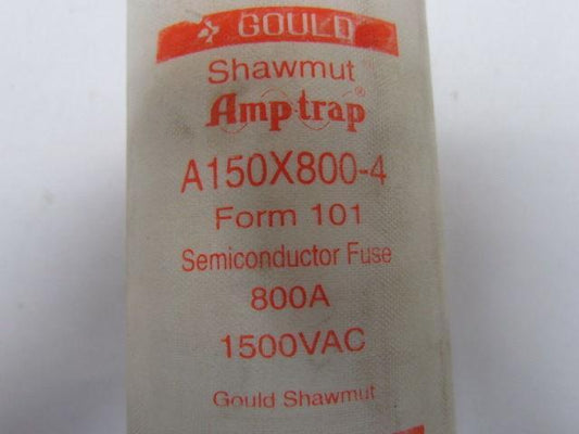Ferraz Shawmut A150X800-4 Form 101 800 Amp 1500VAC Amp-Trap Semiconductor Fuse