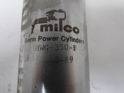 Milco HWG-350-F 3-89 Senn Power Cylinder 1/4" Ports 3/4" Rod End Steel
