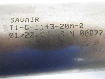 Savair T1 G 1143 20M 0 Pneumatic Air Clamping Cylinder Trunnion Mount 1/4" Ports