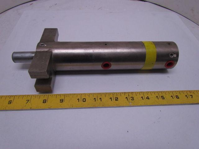 Savair J A 436 12N 399WB Pneumatic Air Clamping Cylinder 1/4" Ports 3/4" Rod End