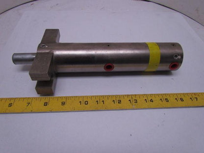 Savair J A 436 12N 399WB Pneumatic Air Clamping Cylinder 1/4" Ports 3/4" Rod End