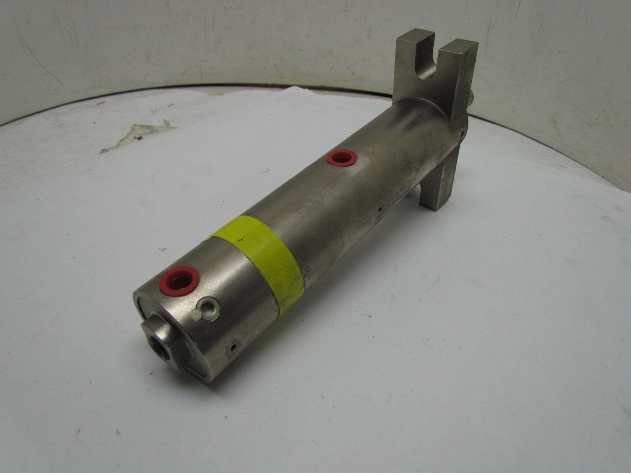 Savair J A 436 12N 399WB Pneumatic Air Clamping Cylinder 1/4" Ports 3/4" Rod End