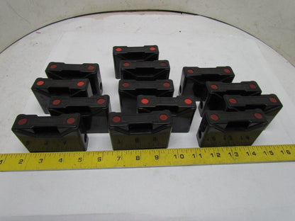 Red Spot Bussmann Type RS20 BS88 Fuse Holder 20 Amp 600VAC w/16A Fuse lot of 13