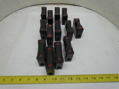Red Spot Bussmann Type RS20 BS88 Fuse Holder 20 Amp 600VAC w/16A Fuse lot of 13