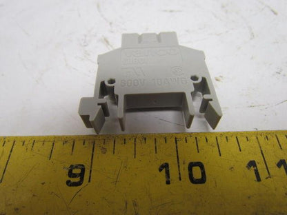 Vanco D1801 600V 10AWG Terminal Blocks End Caps Clamps Fits 35mm DIN Rail 334pcs