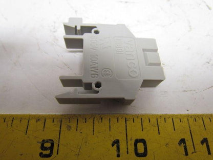 Vanco D1801 600V 10AWG Terminal Blocks End Caps Clamps Fits 35mm DIN Rail 334pcs