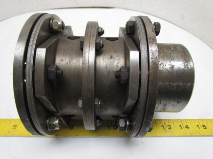 Rexnord 200-SER-54 Custom Flexible Disc Coupling Insulated 1-3/8"x1-1/4" Bores