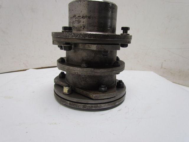 Rexnord 200-SER-54 Custom Flexible Disc Coupling Insulated 1-3/8"x1-1/4" Bores