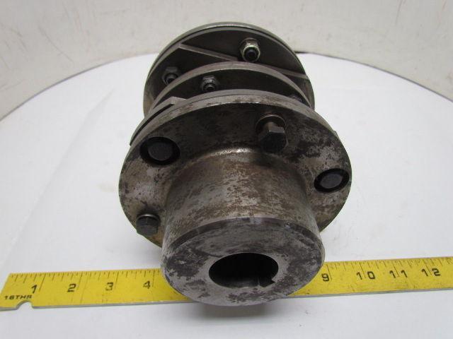 Rexnord 200-SER-54 Custom Flexible Disc Coupling Insulated 1-3/8"x1-1/4" Bores