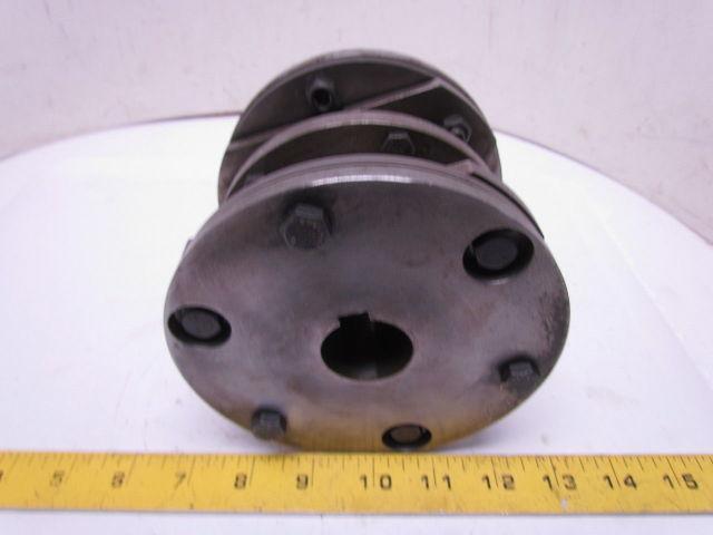 Rexnord 200-SER-54 Custom Flexible Disc Coupling Insulated 1-3/8"x1-1/4" Bores