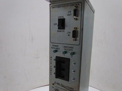 E-M Solutions 3001393-01 Model 10 Power Sequencer 200-240V 47/63Hz 24 Amp