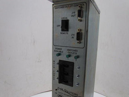 E-M Solutions 3001393-01 Model 10 Power Sequencer 200-240V 47/63Hz 24 Amp