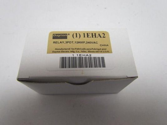 Dayton 1EHA2 11-Pin Relay 3PDT 12 Amp 240VAC Coil NEW