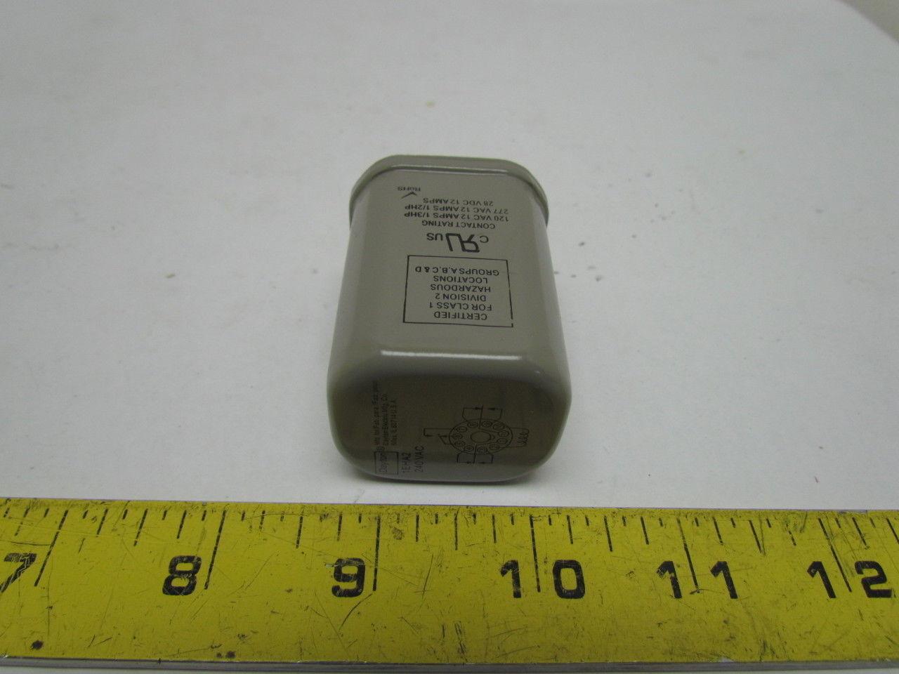 Dayton 1EHA2 11-Pin Relay 3PDT 12 Amp 240VAC Coil NEW