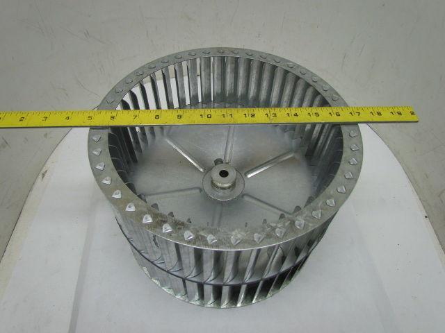 2UTW6 Direct Drive Double Inlet Forward Curve Concave Fan Blower Wheel 12-3/16"