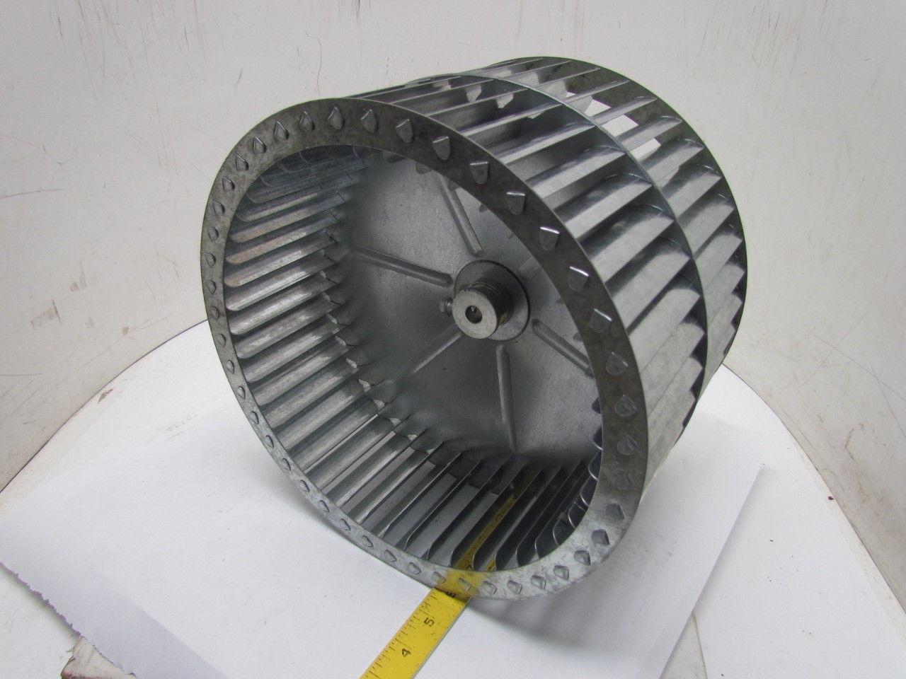 2UTW6 Direct Drive Double Inlet Forward Curve Concave Fan Blower Wheel 12-3/16"