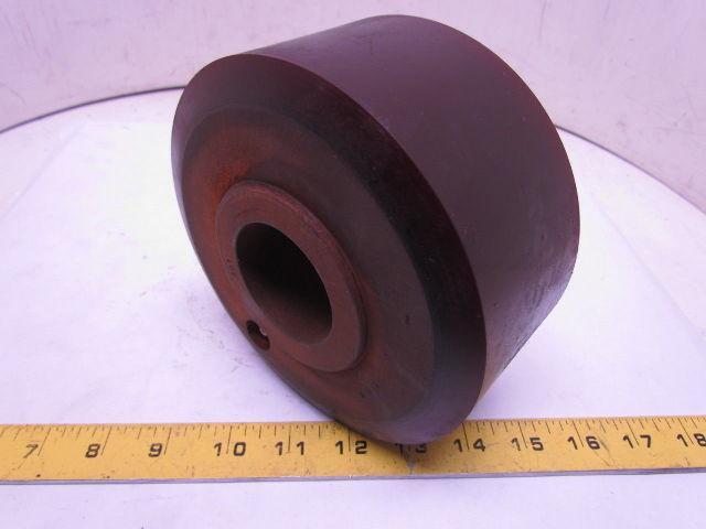Tire 569 STD Polyurethane Smooth Hard Rubber Load Wheel 6" OD 1.93" 49mm Bore