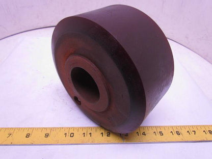 Tire 569 STD Polyurethane Smooth Hard Rubber Load Wheel 6" OD 1.93" 49mm Bore