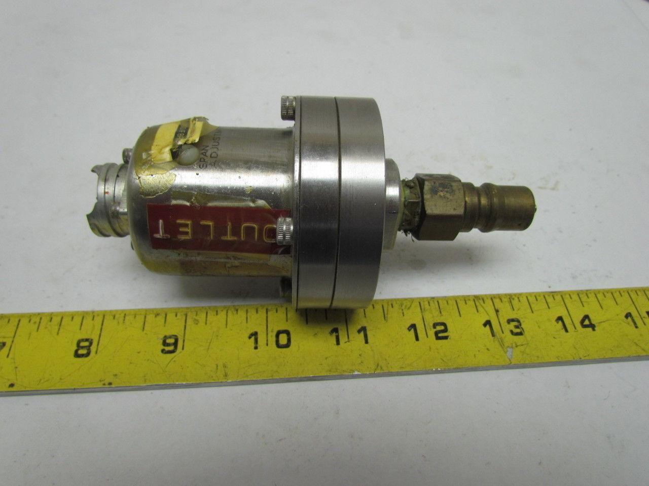 Viatran 2184BA2T80B0 Pressure Transducer 0-2000 PSIG Range 5000 PSIG Model 218