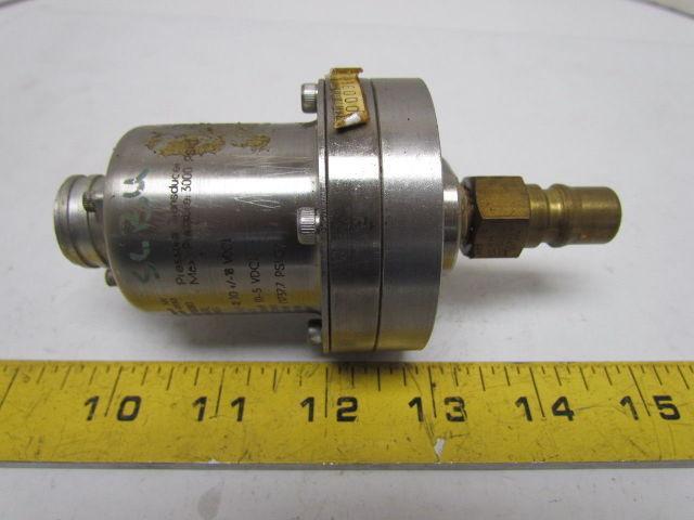 Viatran 2184BA2T80B0 Pressure Transducer 0-2000 PSI Range 5000 PSI Max Model 218