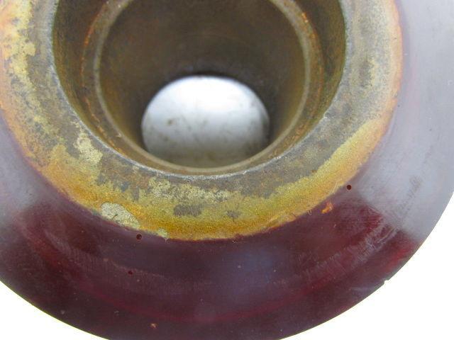 362 0971859 Polyurethane Smooth Hard Rubber Load Wheel 6" OD 4" Wide 2.82" Bore