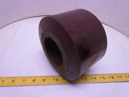 362 0971859 Polyurethane Smooth Hard Rubber Load Wheel 6" OD 4" Wide 2.82" Bore