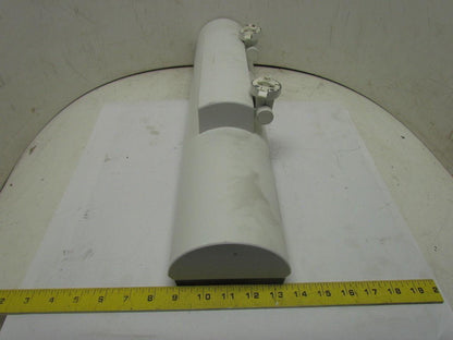 8279EWH FT40DL 2x40W Twin Tube Fluorescent Track Light Fixture Side Mount White