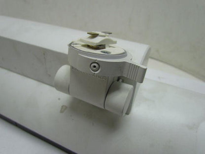 8279EWH FT40DL 2x40W Twin Tube Fluorescent Track Light Fixture Side Mount White