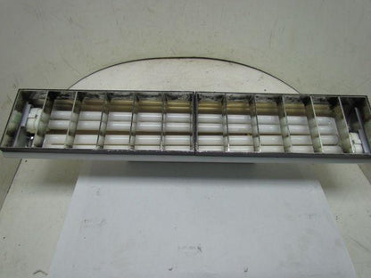 8279EWH FT40DL 2x40W Twin Tube Fluorescent Track Light Fixture Side Mount White