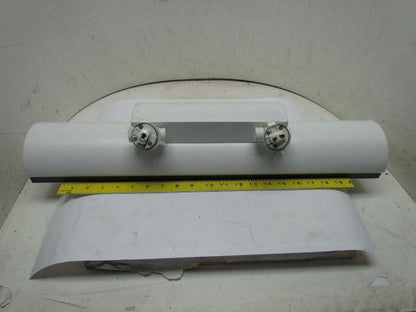 8279EWH FT40DL 2x40W Twin Tube Fluorescent Track Light Fixture Side Mount White