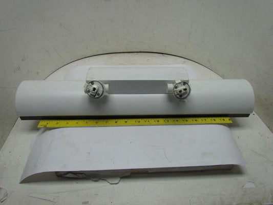 8279EWH FT40DL 2x40W Twin Tube Fluorescent Track Light Fixture Side Mount White