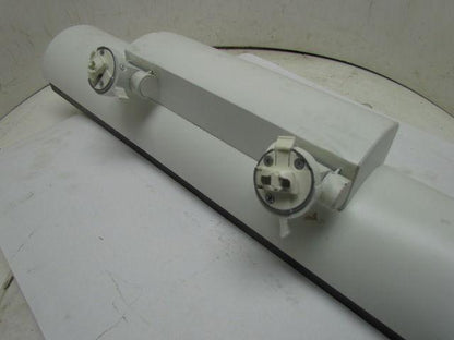 8279EWH FT40DL 2x40W Twin Tube Fluorescent Track Light Fixture Side Mount White