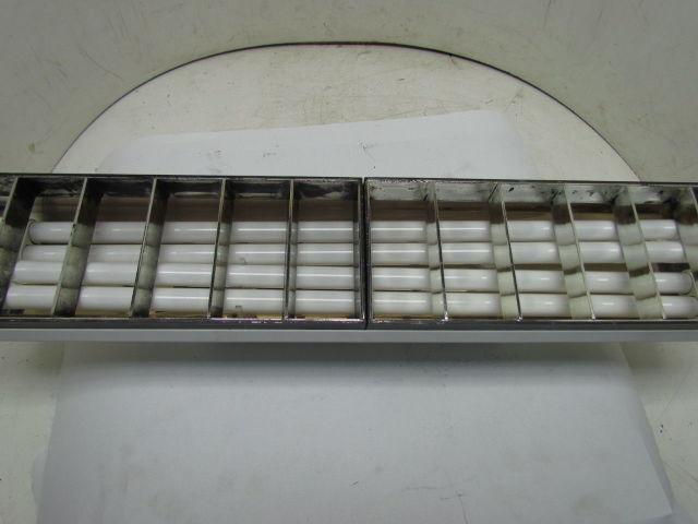 8279EWH FT40DL 2x40W Twin Tube Fluorescent Track Light Fixture Side Mount White