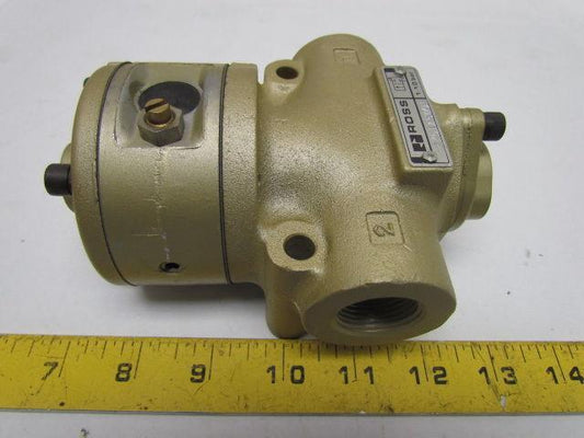 Ross 2751A5003 Inline Valve 2-Way Normally Closed 3/4" NPT NEW 1-10 Bar