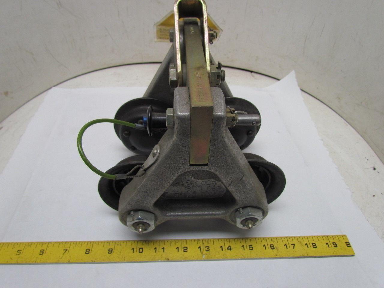 Rose 506266 BeamGlide Trolley Fall Protection 560Lb Max 4" Beam Sz W06