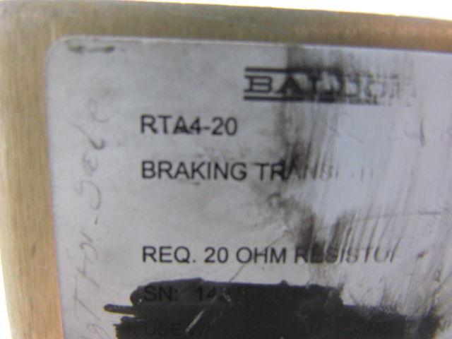 Baldor RTA4-20 Braking Transistor 380-480VAC w/o Enclosure
