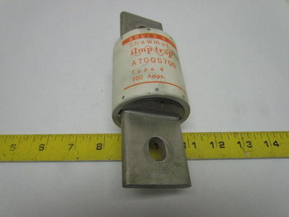 Gould Shawmut A70QS700 Amp-Trap Semiconductor Protection Fuse 700A Type 4
