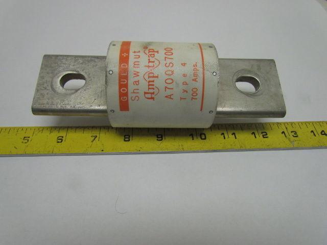 Gould Shawmut A70QS700 Amp-Trap Semiconductor Protection Fuse 700A Type 4
