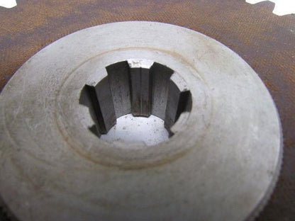 37T-C-3154M Phenolic Spur Gear 37T 6DP 20° 1" Face 6-1/2" OD Metal Spline Hub
