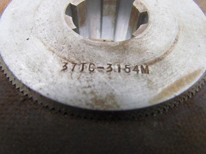 37T-C-3154M Phenolic Spur Gear 37T 6DP 20° 1" Face 6-1/2" OD Metal Spline Hub