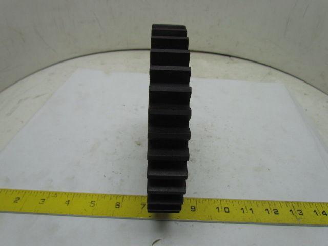 37T-C-3154M Phenolic Spur Gear 37T 6DP 20° 1" Face 6-1/2" OD Metal Spline Hub